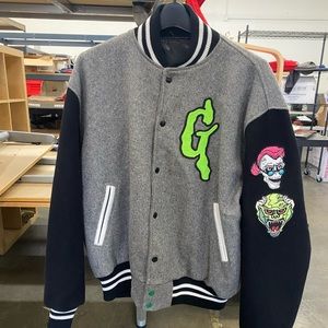 CUSTOM 1/1 GOOSEBUMPS VARSITY LETTERMAN
